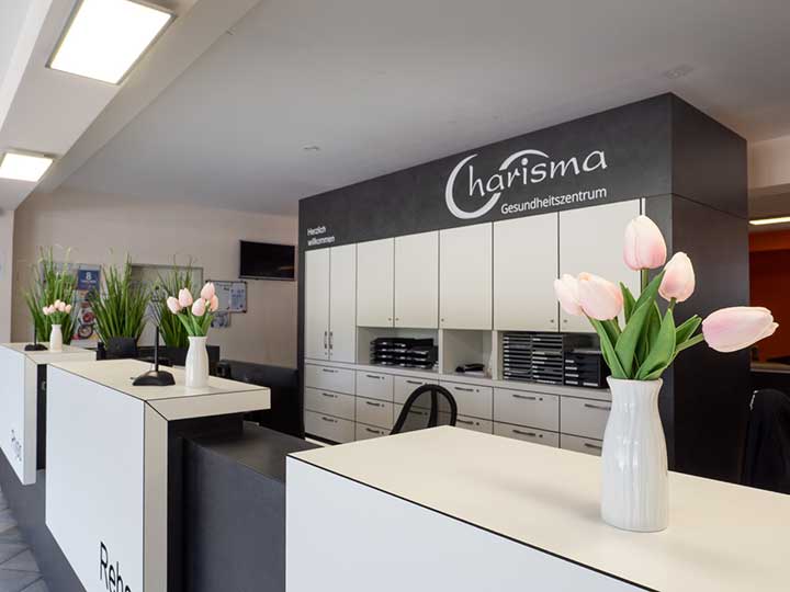 Eingangsbereich im Charisma Reha- und Gesundheitszentrum